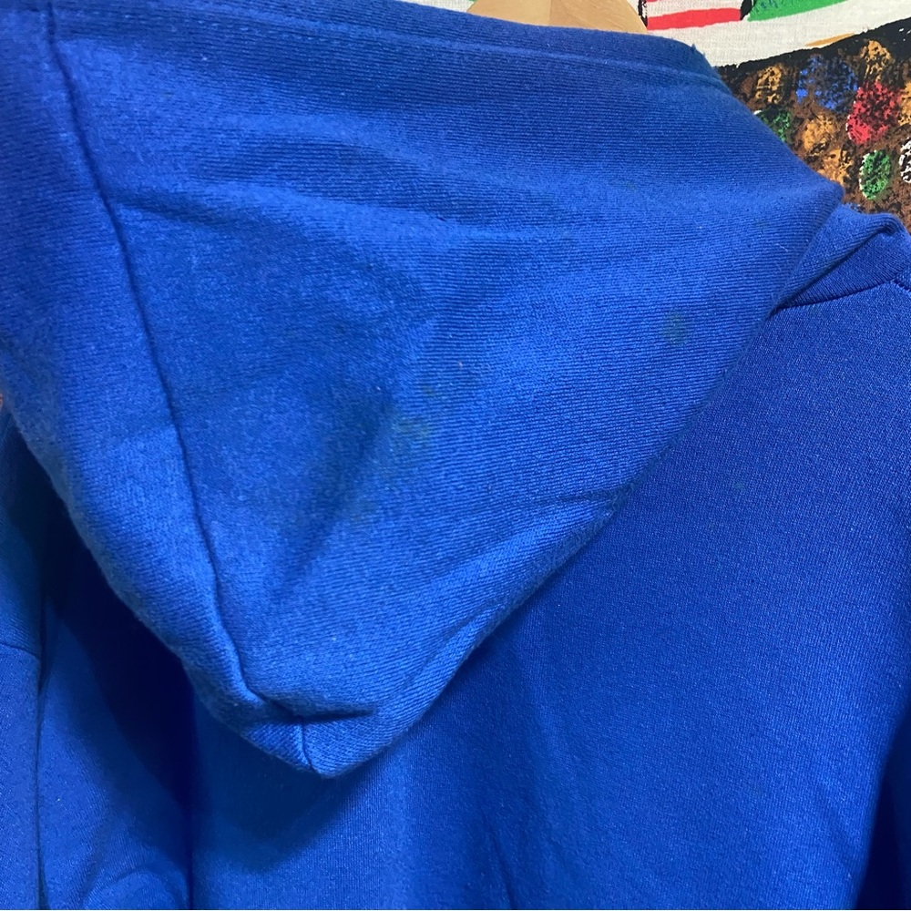 Vintage New York Giants Fred Flintstone Caricature Pullover Hoodie - Picture 10 of 10